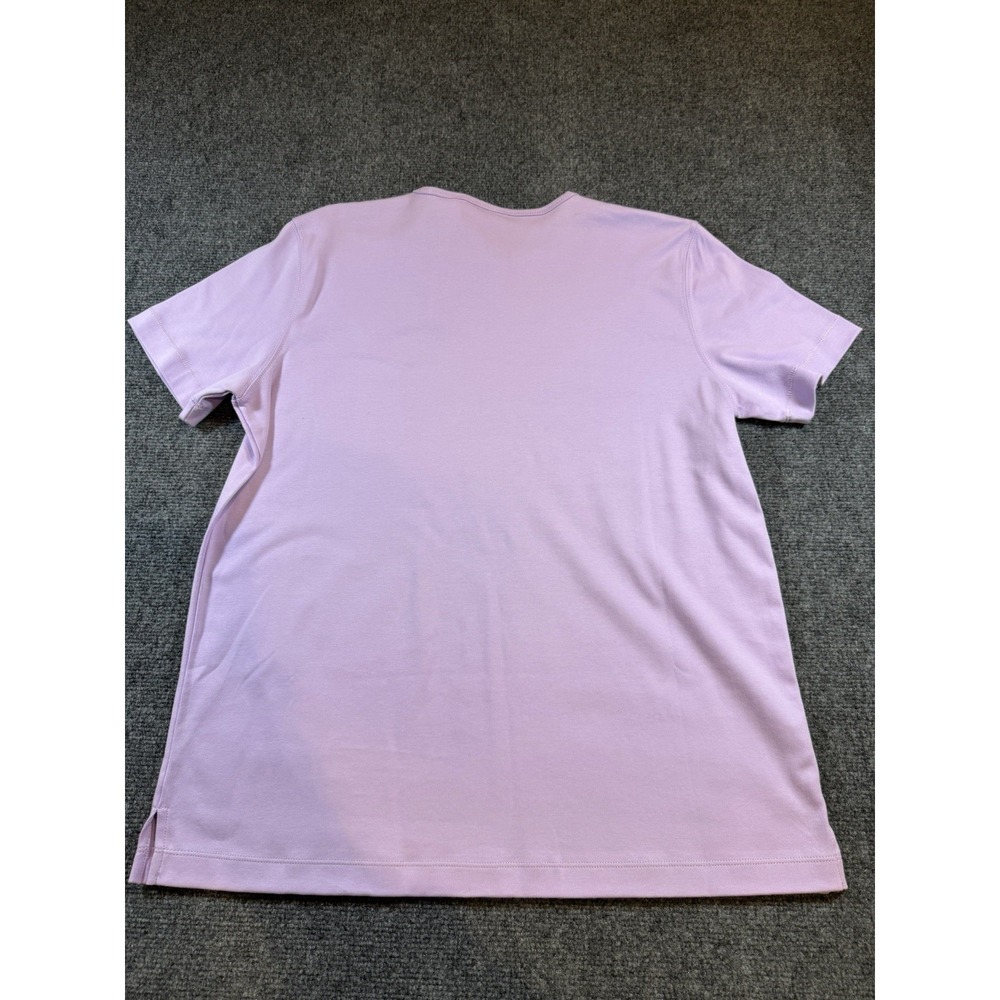 Liz Claiborne Lavender Cotton Short Sleeve T-Shirt Purple Y2K WDMU1349 Womens M - Picture 2 of 5